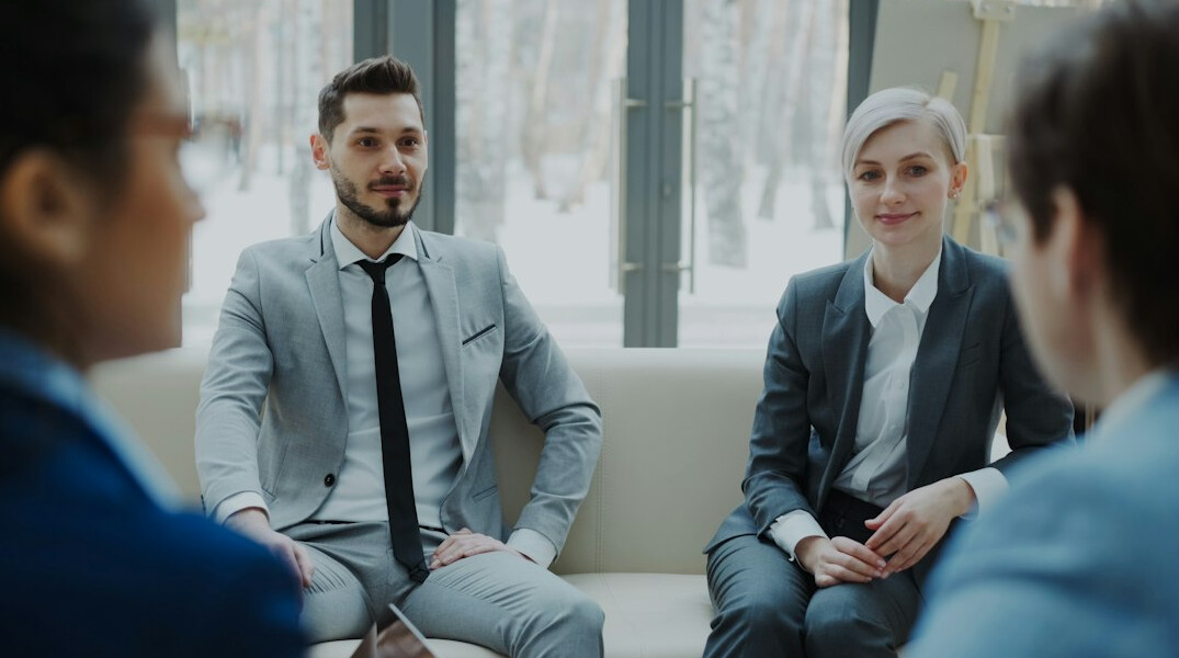 people discussing in group
