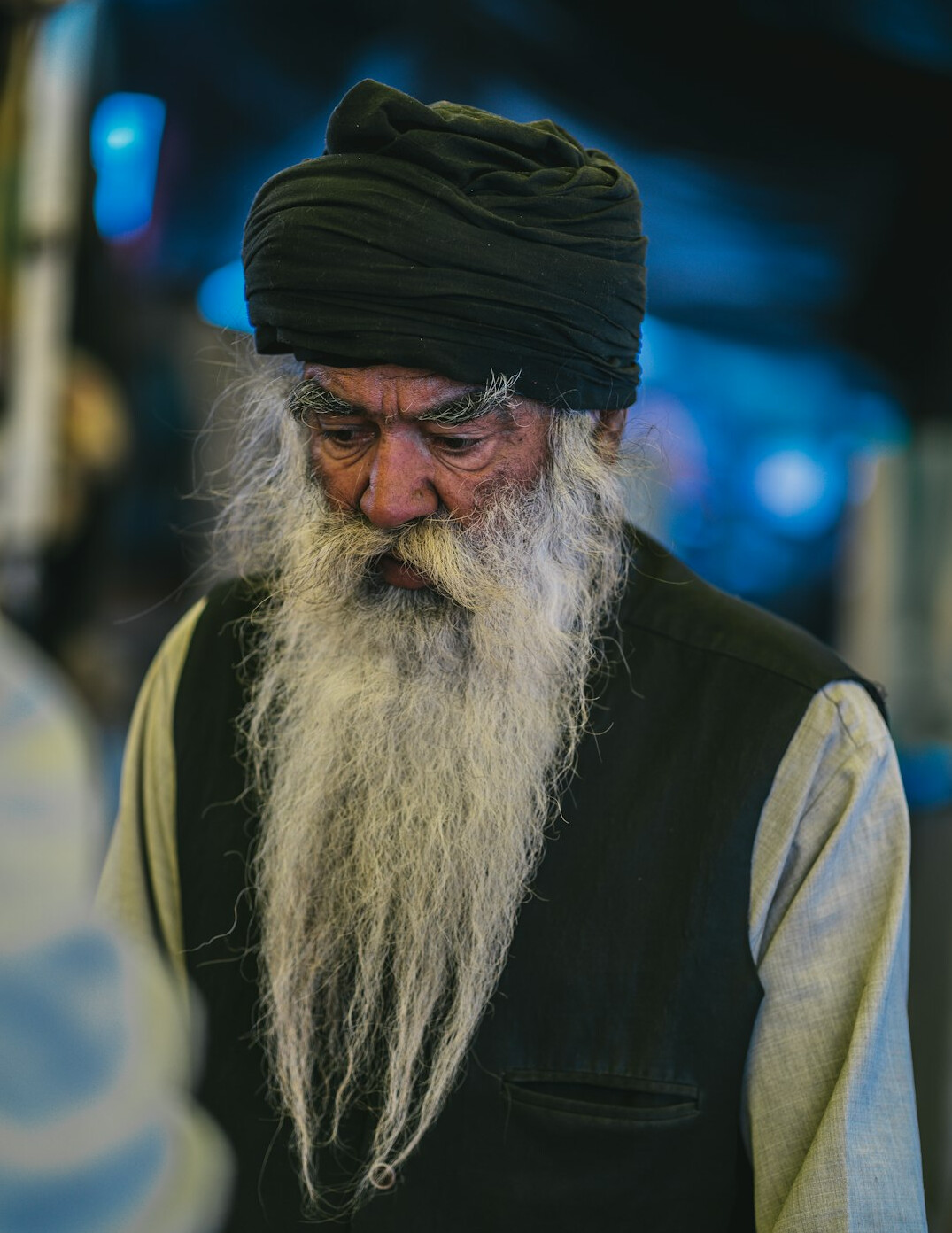 Portrait of a bearded man